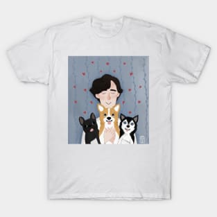 Sherlock in Dog Therapy T-Shirt